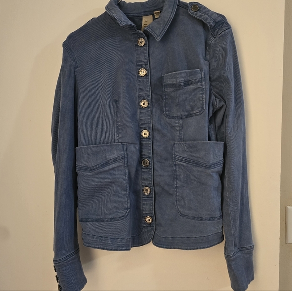 BURBERRY Blue Utility  Jacket - Picture 3 of 12